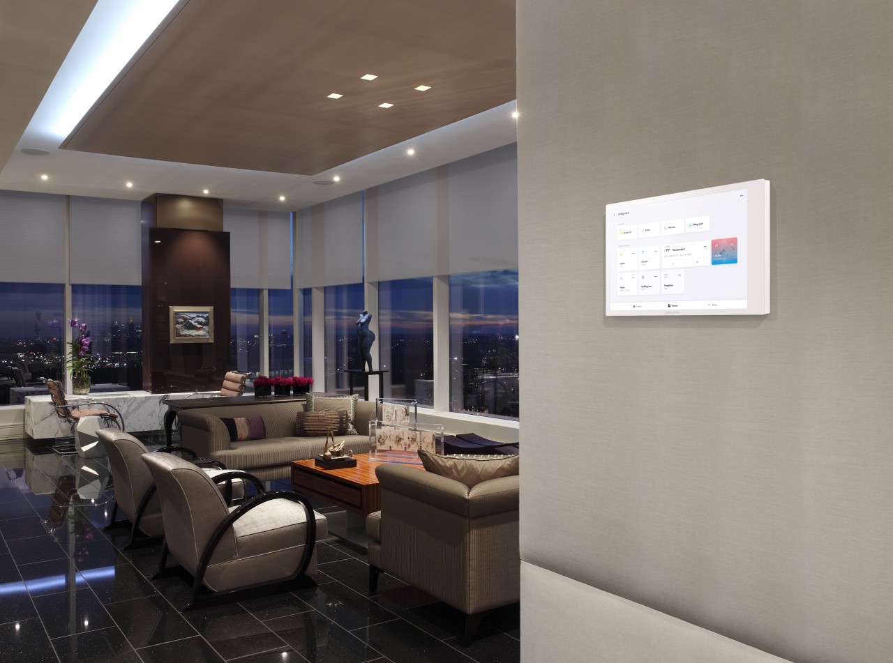 Crestron---Living-Room---Night-
